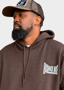 Chocolate NAV | Unisex Hoodie | By Duffle Bag — view 3