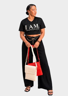I AM. Unapologetic Mesh Crop Top — view 2