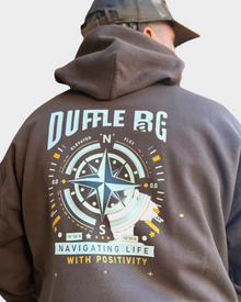 Chocolate NAV | Unisex Hoodie | By Duffle Bag — view 2