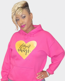 Forever & Always | Heart Hoodie | By Duffle Bag — view 1