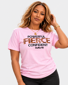 Fierce Leopard Empowerment Tee — view 5