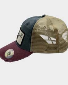 Two-Tone Distress Dad Hat | Denim Edition | By Duffle Bag — view 2
