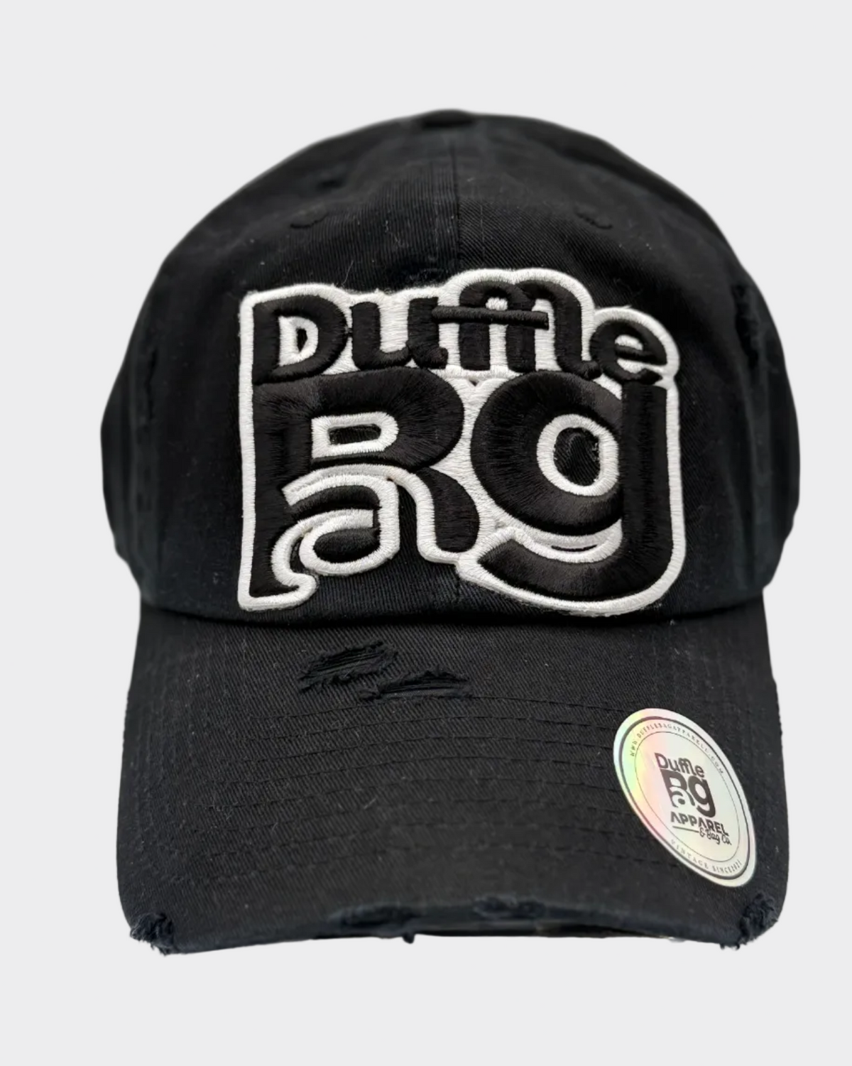 Distress | Bold Logo Trucker Hat | By Duffle Bag Apparel