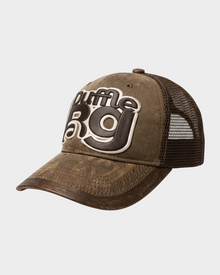Chocolate Suede | Trucker Hat | By Duffle Bag Apparel — view 3