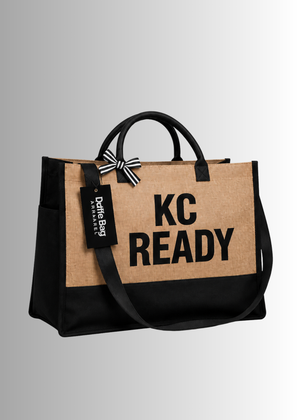 KC Ready™ Burlap Market Tote