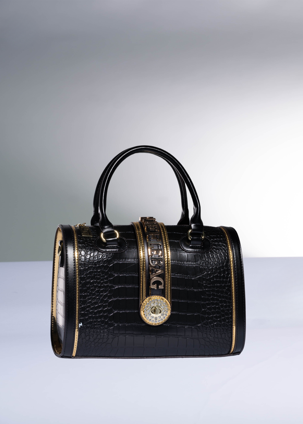 Halo Edge | Black Satchel | By Duffle Bag Apparel