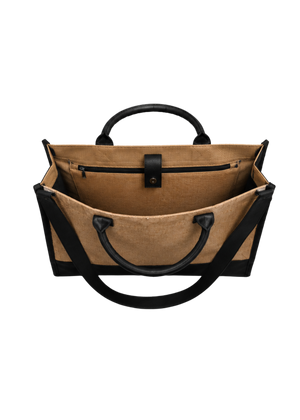 KC Ready™ Burlap Market Tote + Essential Pouch