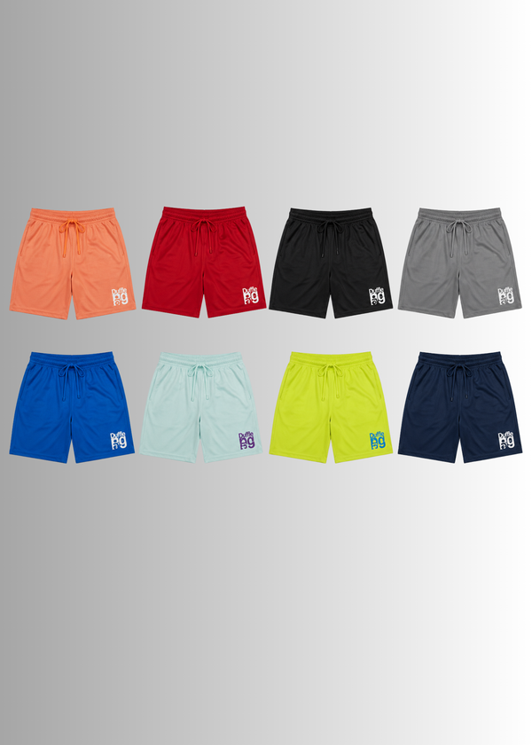 #black 
Man wearing DUFFLE RUN Dri-Fit Shorts running outdoors with athletic fit and moisture-wicking fabric