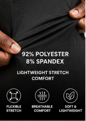 Modern slim-fit Perfect Fit Stretch Jogger Pants in lightweight breathable fabric with elastic waistband and ribbed cuffs for comfort and style