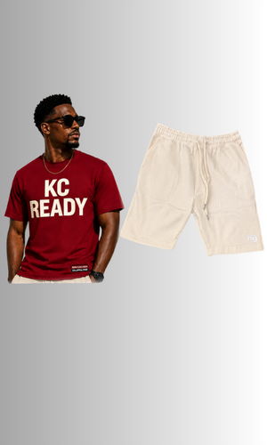 KC Ready Tee + Premium Jogger Shorts Bundle