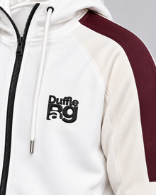 Duffle Bag Flex Tracksuit | Unisex | Burgundy & White — view 3