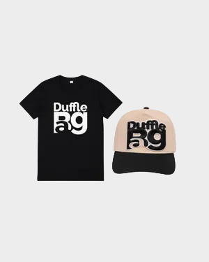 Duffle Bag Signature Tee + Trucker Hat Bundle