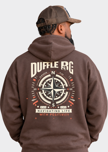 Chocolate NAV | Unisex Hoodie | By Duffle Bag — view 2