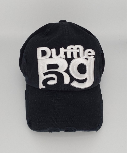 Distract & Distress | Bold Logo Trucker Hat White Edition | By Duffle Bag Apparel