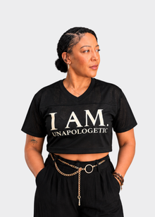 I AM. Unapologetic Mesh Crop Top — view 1
