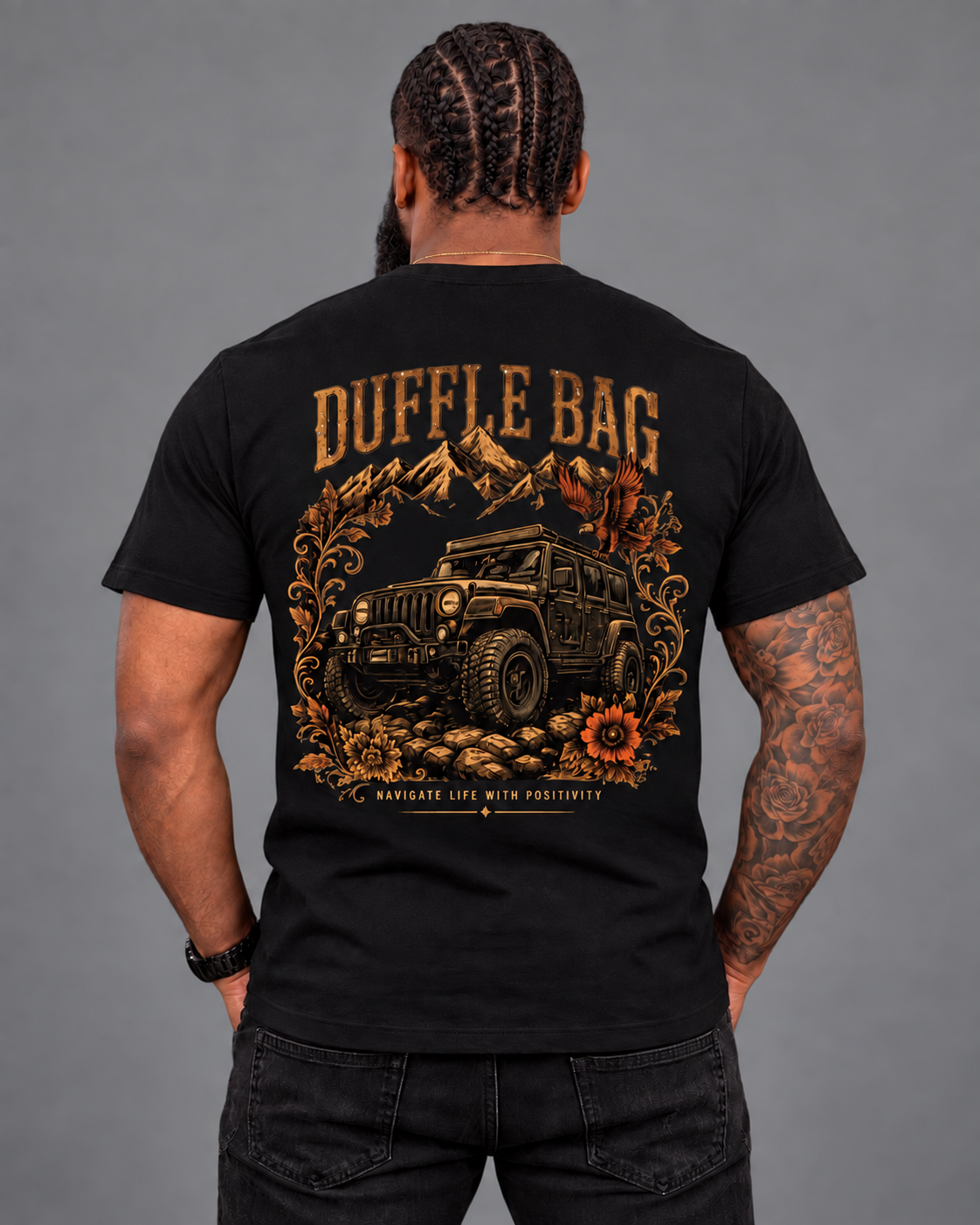 NAV Built Different Jeep Graphic Tee