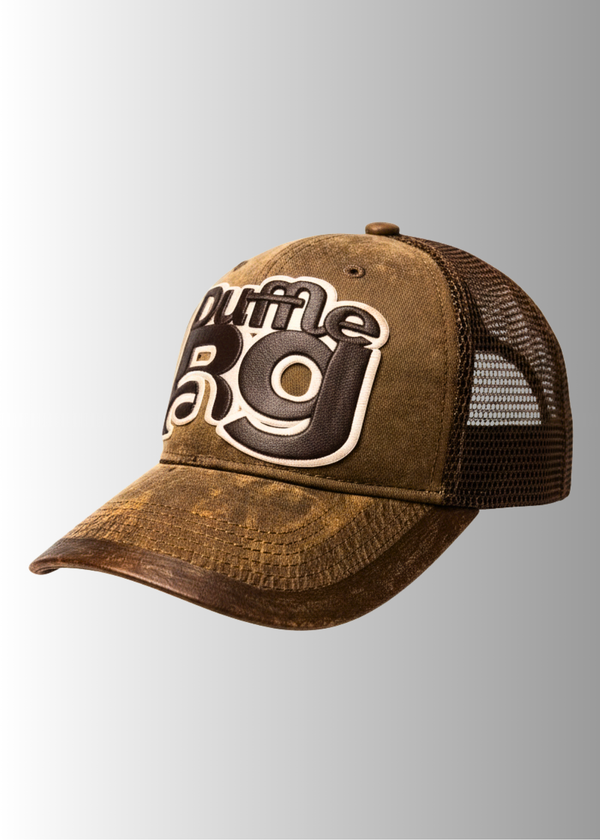 Chocolate Suede | Trucker Hat | By Duffle Bag Apparel