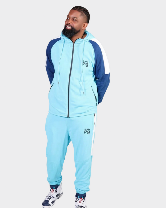 Duffle Bag Flex Tracksuit | Unisex | Blue & White