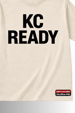 World Class KC Ready™ limited edition tee with KC READY graphic and World Class Energy badge, soft cotton unisex fit