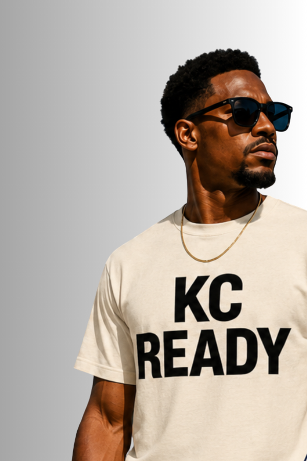 Limited edition World Class KC Ready™ tee with bold KC READY graphic and World Class Energy badge, made from premium soft cotton.