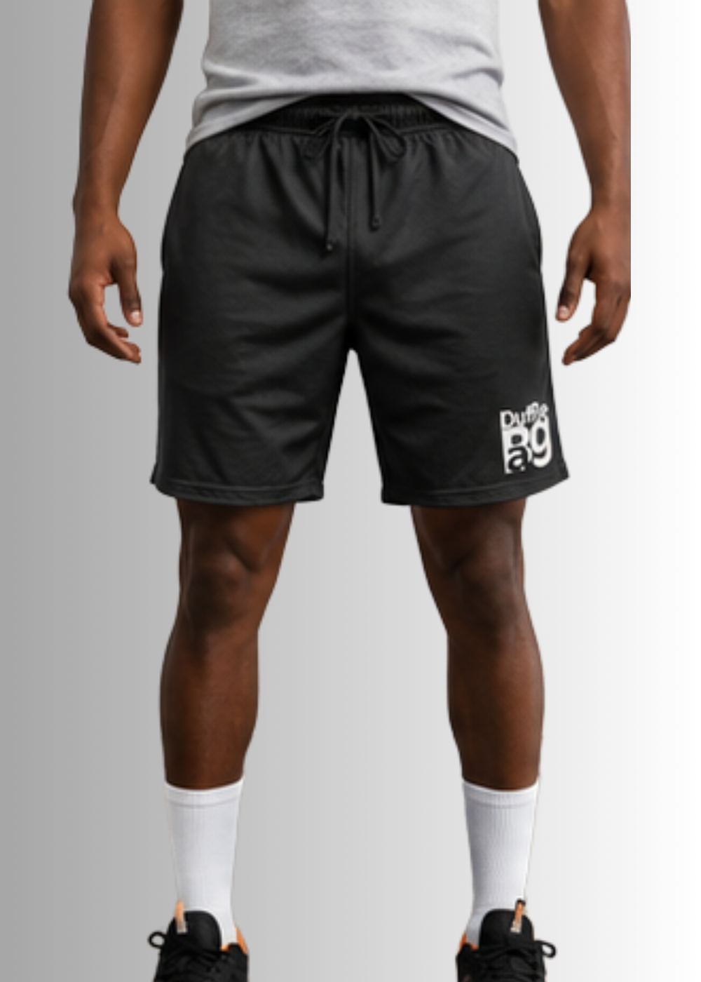 DUFFLE RUN Dri-Fit Shorts lightweight breathable moisture-wicking workout shorts with elastic waistband and side pockets