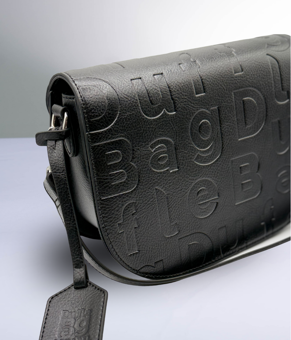 Black Sienna Luxe Logo Crossbody Bag