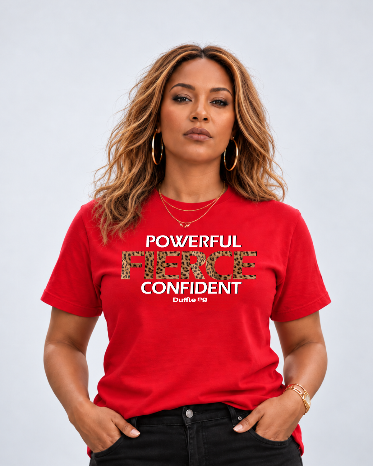 Fierce Leopard Empowerment Tee