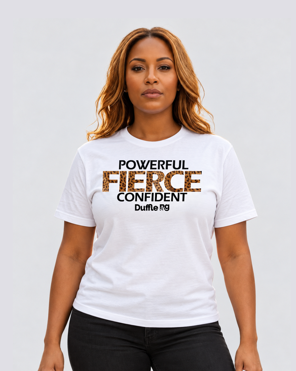 Fierce Leopard Empowerment Tee
