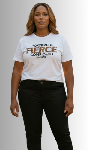 Fierce Leopard | Empowerment Tee | By Duffle Bag Apparel