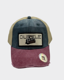 Two-Tone Distress Dad Hat | Denim Edition | By Duffle Bag — view 1