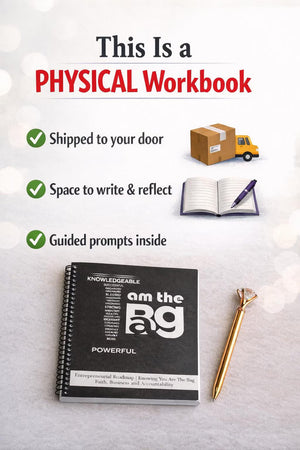 I AM THE BAG Workbook | Faith-Based Entrepreneur Workbook | Accountability Journal | Guided Business Planner