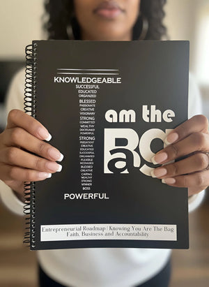 I AM THE BAG Workbook | Faith-Based Entrepreneur Workbook | Accountability Journal | Guided Business Planner