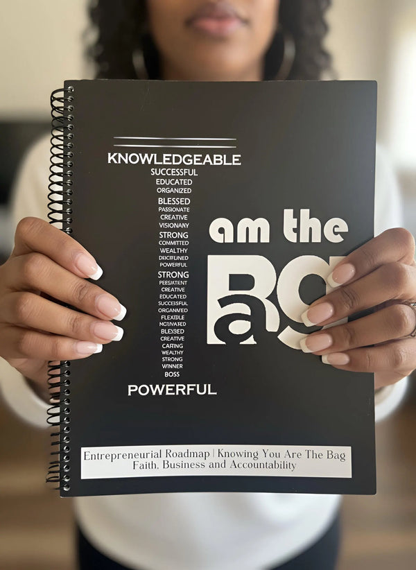 I AM THE BAG Workbook | Faith-Based Entrepreneur Workbook | Accountability Journal | Guided Business Planner