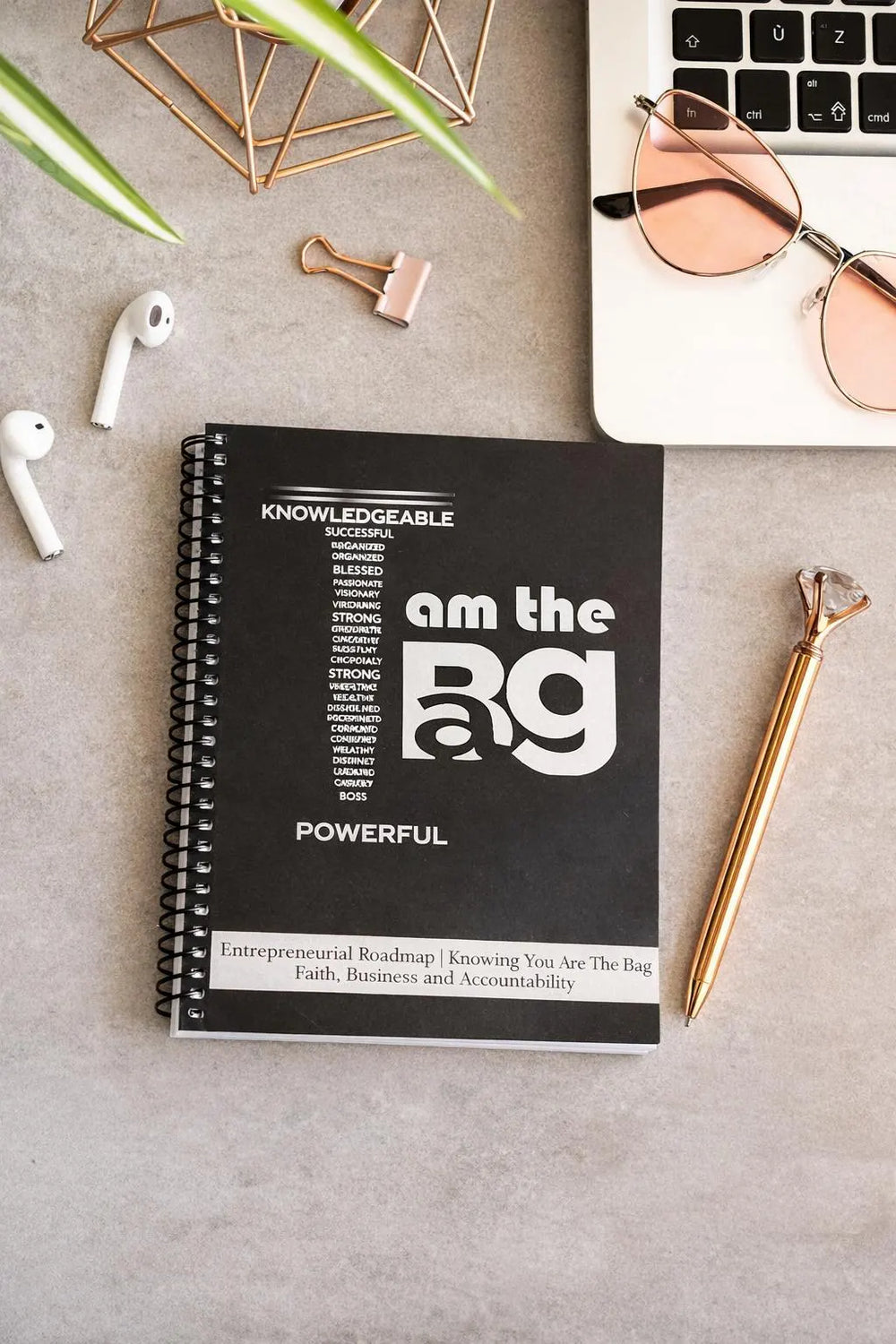 I AM THE BAG Workbook | Faith-Based Entrepreneur Workbook | Accountability Journal | Guided Business Planner