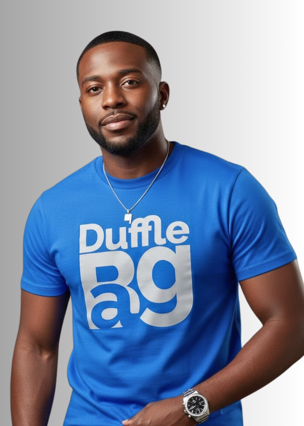 Unisex Duffle Bag Reflective Logo T-shirt with classic fit and reflective chest logo