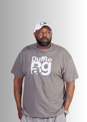 Unisex tee with reflective Duffle Bag logo front graphic and breathable fabric
