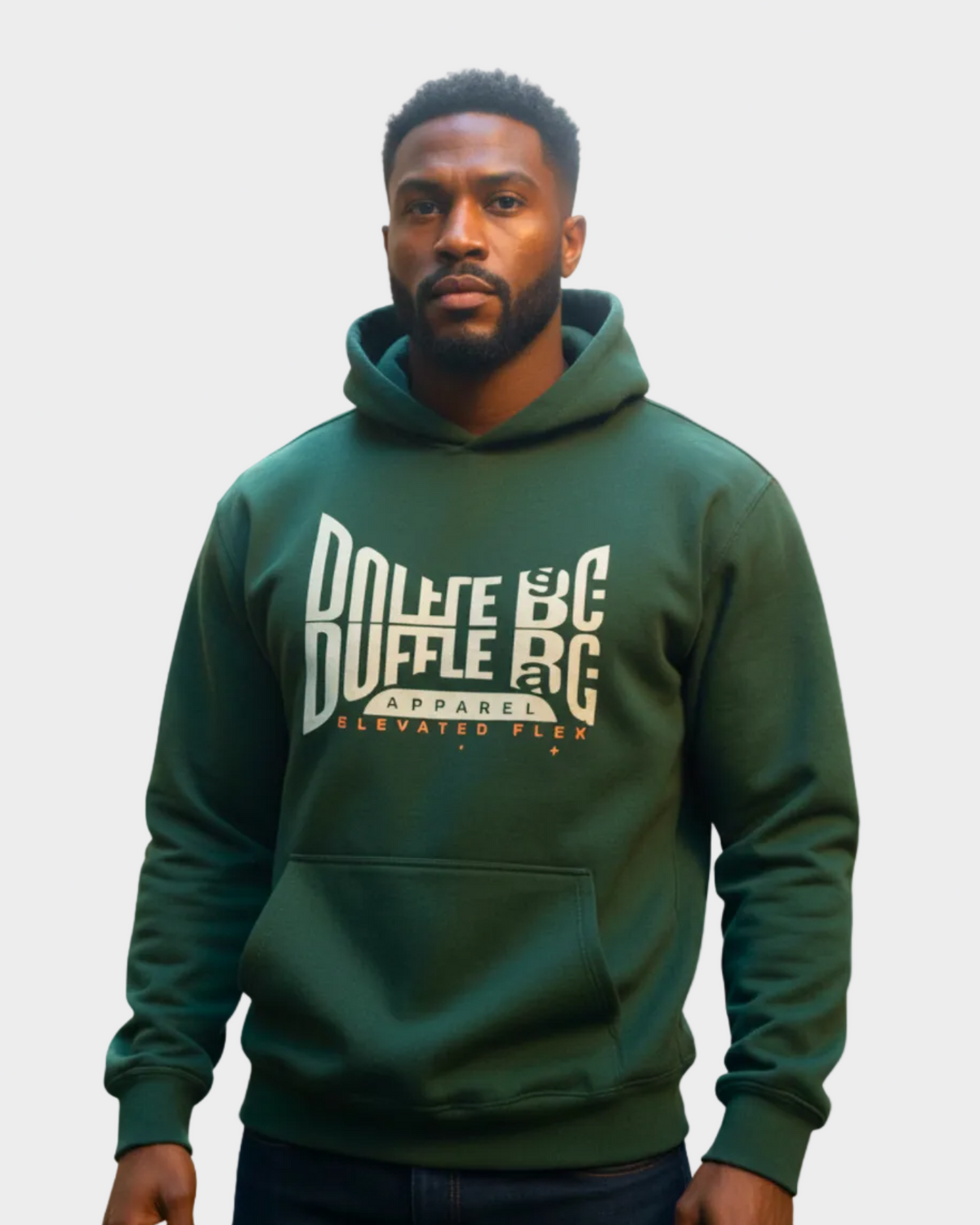 Green Flex | Unisex Hoodie | By Duffle Bag
