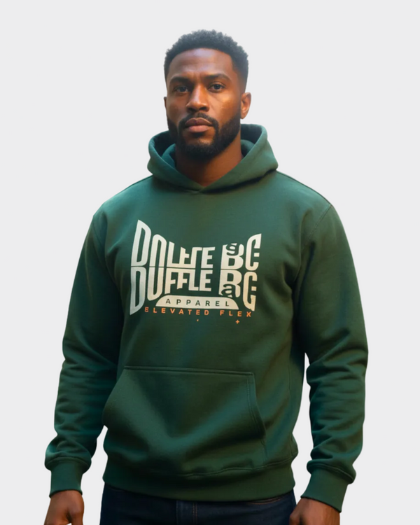 Green Flex | Unisex Hoodie | By Duffle Bag